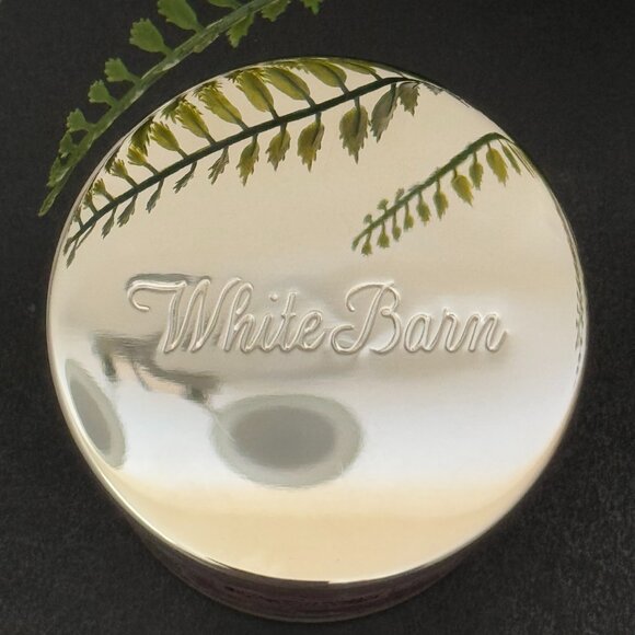 BBW Strawberry Snowflakes White Barn Bath & Body Works Single Wick Candle - Picture 8 of 10